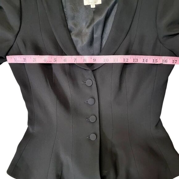 Armani collection black blazer with‎ detailed waist in sz 6 - Picture 8 of 8